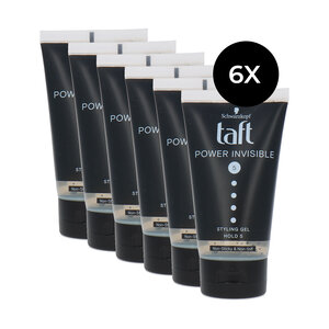 Taft Power Invisible Styling Gel Hold 5 - 6 x 150 ml