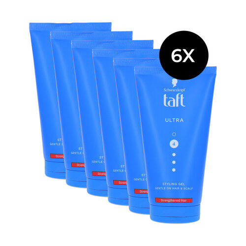 Schwarzkopf Taft Ultra Styling Gel 4 - 6 x 150 ml Schwarzkopf Taft Ultra Styling Gel 4 - 6 x 150 ml