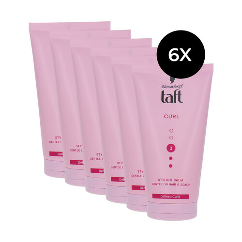 Schwarzkopf Taft Curl Styling Balm Hold 3 - 6 x 200 ml