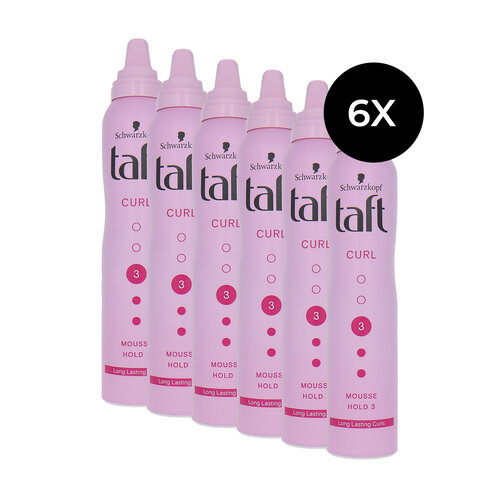 Schwarzkopf Taft Curl Mousse Hold 3 - 6 x 150 ml