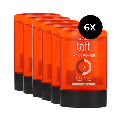 Schwarzkopf Taft Maxx Power Styling Gel Hold 8/15 - 6 x 300 ml