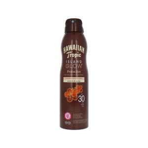 Hawaiian Tropic Island Glow Dry Oil Continuous Spray SPF 30 - 177 ml Island Glow Dry Oil Continuous Spray SPF 30 - 177 ml