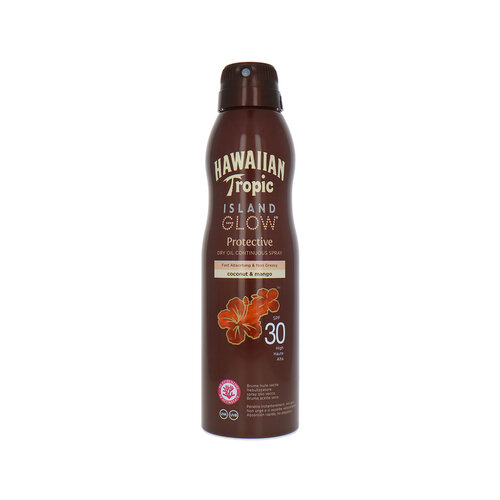 Hawaiian Tropic Island Glow Dry Oil Continuous Spray SPF 30 - 177 ml Hawaiian Tropic Island Glow Dry Oil Continuous Spray SPF 30 - 177 ml