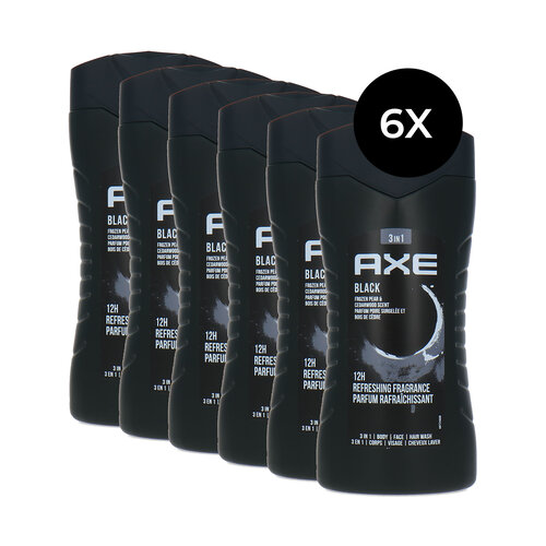 Axe 3in1 Shower Gel Black - 6 x 250 ml Axe 3in1 Shower Gel Black - 6 x 250 ml