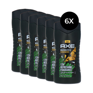 3in1 Shower Gel Wild Mojito & Cedarwood - 6 x 250 ml