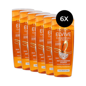 L'Oréal Elvive Extraordinary Oil Kokos Shampoo - 6 x 250 ml Elvive Extraordinary Oil Kokos Shampoo - 6 x 250 ml