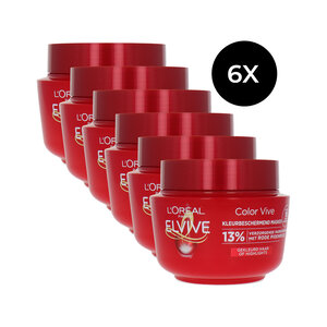 L'Oréal Elvive Color Vive Hair Mask - 6 x 300 ml Elvive Color Vive Hair Mask - 6 x 300 ml