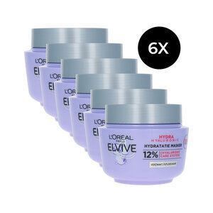 Elvive Hydra Hyaluronic Hair Mask - 6 x 300 ml
