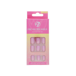 W7 Pre-Glued Nails - Glitter For You Pre-Glued Nails - Glitter For You