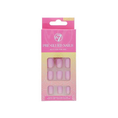 W7 Pre-Glued Nails - Glitter For You W7 Pre-Glued Nails - Glitter For You
