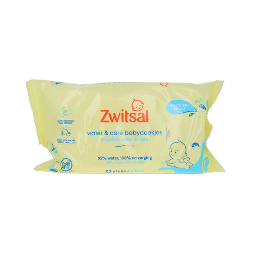 Zwitsal Water & Care Babytücher - 52 pieces Zwitsal Water & Care Babytücher - 52 pieces
