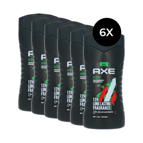 Axe 3in1 Shower Gel Africa - 6 x 250 ml Axe 3in1 Shower Gel Africa - 6 x 250 ml