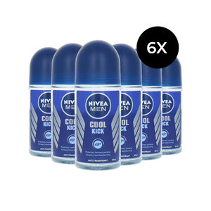 Men Cool Kick Deo Roller - 6 x 50 ml