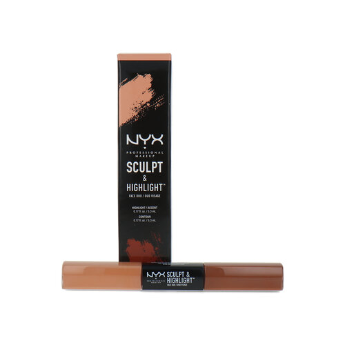 NYX Sculpt & Highlight Face Duo - SHFD04 Cinnamon-Peach NYX Sculpt & Highlight Face Duo - SHFD04 Cinnamon-Peach