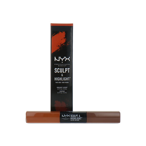NYX Sculpt & Highlight Face Duo - SHFD06 Espresso-Honey NYX Sculpt & Highlight Face Duo - SHFD06 Espresso-Honey
