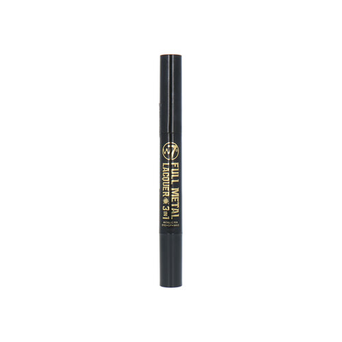 W7 Full Metal Lacquer Metallic Pen Eyes-Lips-Nails - Bulletproof W7 Full Metal Lacquer Metallic Pen Eyes-Lips-Nails - Bulletproof