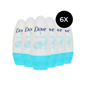 Dove Essentials Deo Roller - 6 x 50 ml Essentials Deo Roller - 6 x 50 ml