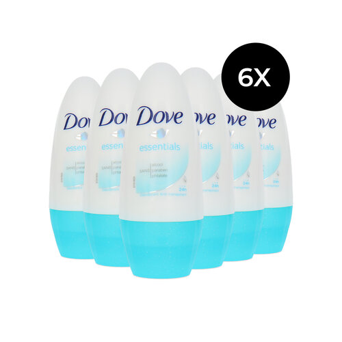 Dove Essentials Deo Roller - 6 x 50 ml Dove Essentials Deo Roller - 6 x 50 ml