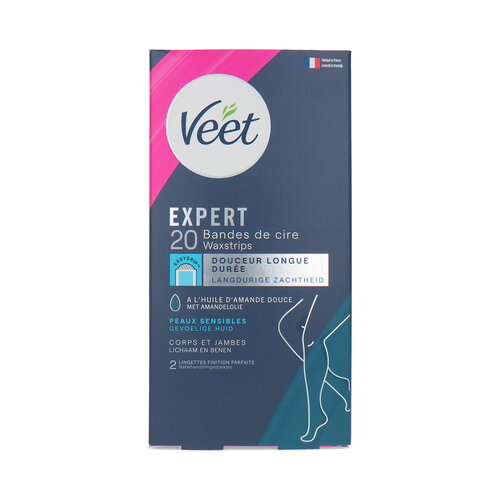 Veet Expert 20 Wax Strips Body & Legs (Für empfindliche Haut) Veet Expert 20 Wax Strips Body & Legs (Für empfindliche Haut)