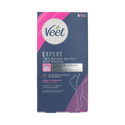 Veet Expert 20 Wax Strips Body & Legs (Für normale Haut) Veet Expert 20 Wax Strips Body & Legs (Für normale Haut)