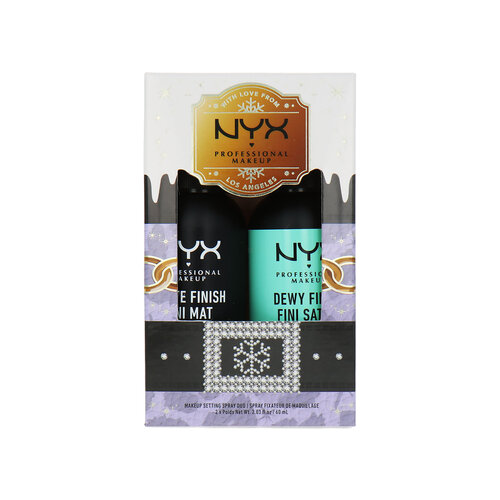 NYX Setting Spray Duo Matte & Dewy Finish - 2 x 60 ml NYX Setting Spray Duo Matte & Dewy Finish - 2 x 60 ml