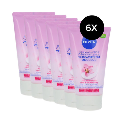 Nivea Soothing Cleansing Cream - 6 x 150 ml (Für trockene und empfindliche Haut) Nivea Soothing Cleansing Cream - 6 x 150 ml (Für trockene und empfindliche Haut)