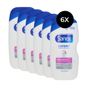Sanex Expert Skin Health Pro Hydrate Nourishing Shower Cream - 6 x 450 ml Expert Skin Health Pro Hydrate Nourishing Shower Cream - 6 x 450 ml