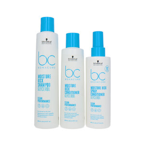 Bonacure Moisture Kick Glycerol Shampoo+Conditioner+Spray Conditioner - 250-200-200 ml