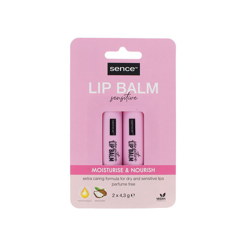 Sence Moisturise & Nourish Duo Lip-Balm - 2 x 4,3 gr Sence Moisturise & Nourish Duo Lip-Balm - 2 x 4,3 gr