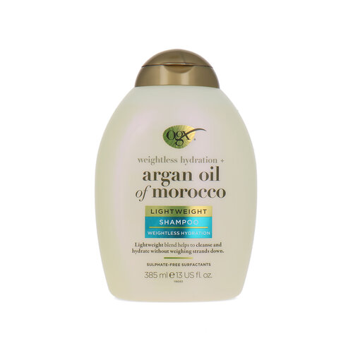 OGX Argan Oil Of Morocco Lightweight Shampoo - 385 ml OGX Argan Oil Of Morocco Lightweight Shampoo - 385 ml