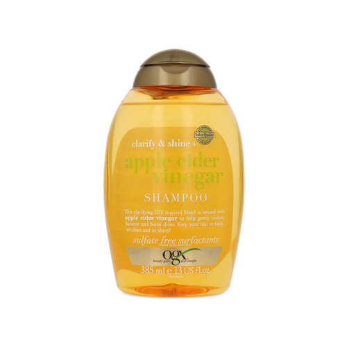 OGX Clarify + Shine Apple Cider Vinegar Shampoo - 385 ml OGX Clarify + Shine Apple Cider Vinegar Shampoo - 385 ml