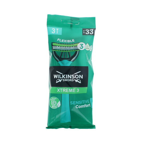 Wilkinson Sword Xtreme 3 Sensitive Razors (3 Pieces) Wilkinson Sword Xtreme 3 Sensitive Razors (3 Pieces)