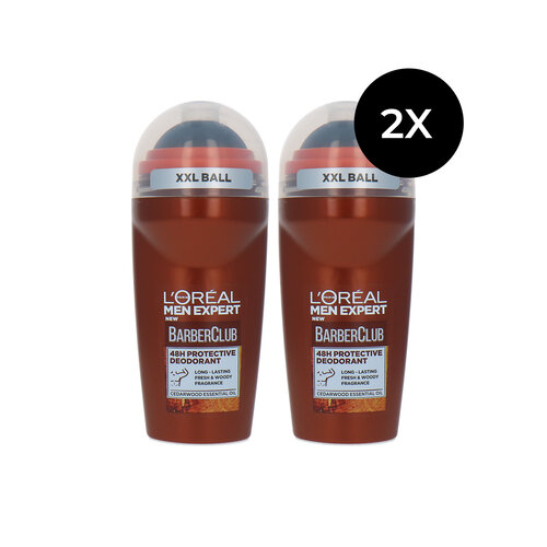 L'Oréal Men Expert Barber Club Deo Roller XXL Ball - 2 x 50 ml L'Oréal Men Expert Barber Club Deo Roller XXL Ball - 2 x 50 ml