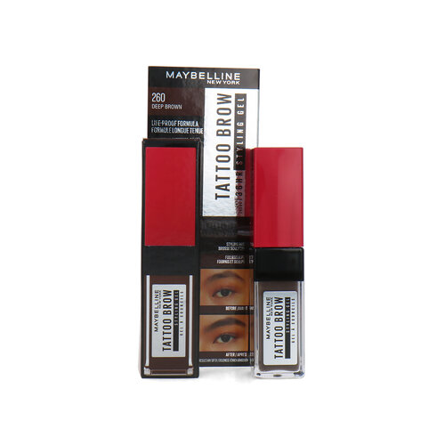 Maybelline Tattoo Brow Styling Gel - 260 Deep Brown