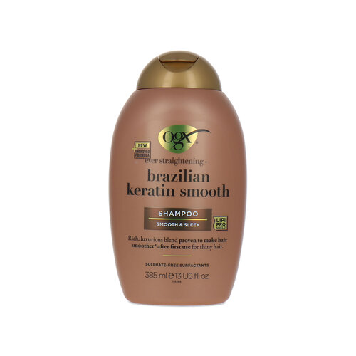 OGX Ever Straightening Brazilian Keratin Smooth Shampoo - 385 ml OGX Ever Straightening Brazilian Keratin Smooth Shampoo - 385 ml