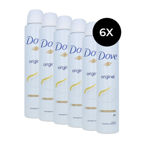 Dove Original Deodorant Spray - 6 x 200 ml Dove Original Deodorant Spray - 6 x 200 ml