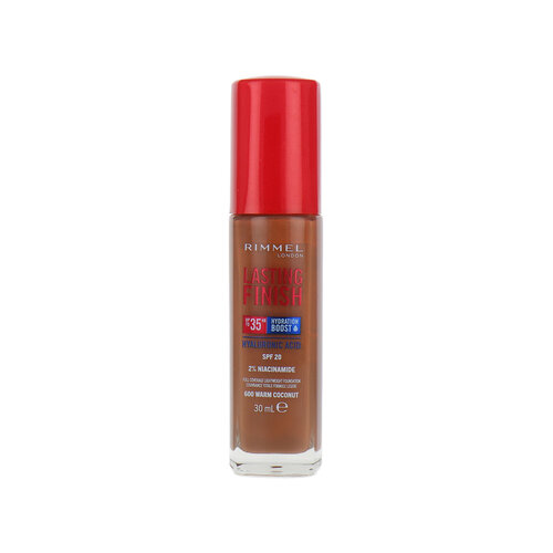 Rimmel Lasting Finish 35HR Hyaloronic Acid Foundation SPF 20 - 600 Warm Coconut Rimmel Lasting Finish 35HR Hyaloronic Acid Foundation SPF 20 - 600 Warm Coconut