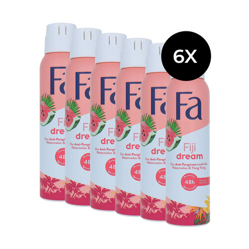 Fa Fiji Dream Deodorant Spray - 6 x 150 ml Fa Fiji Dream Deodorant Spray - 6 x 150 ml