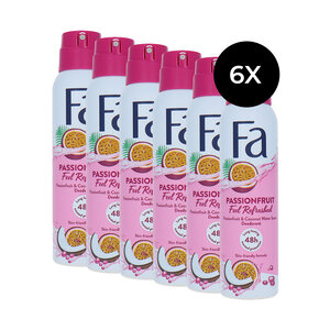 Fa Passionfruit Deodorant Spray - 6 x 150 ml Passionfruit Deodorant Spray - 6 x 150 ml