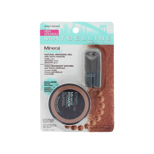 Maybelline Mineral Power Natural Bronzing Powder - Sunlit Bronze Maybelline Mineral Power Natural Bronzing Powder - Sunlit Bronze