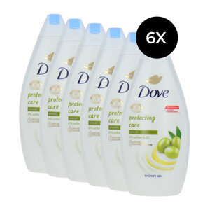 Dove Protecting Care Olive Oil Shower Gel - 6 x 450 ml Protecting Care Olive Oil Shower Gel - 6 x 450 ml