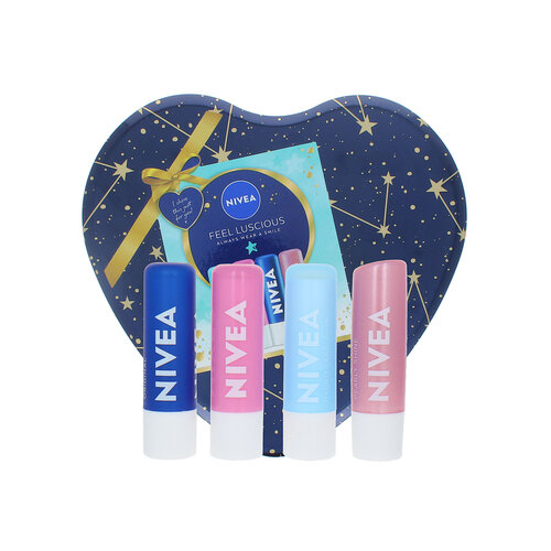Nivea Feel Luscious Lipbalm Geschenkset - 22 ml Nivea Feel Luscious Lipbalm Geschenkset - 22 ml