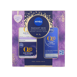 Radiant Skin Q10 Sensitive Face Regime Geschenkset - 130 ml