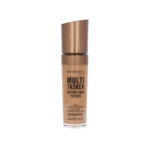 Rimmel Multi Tasker Better Than Fillers Primer - 30 ml - 006 Medium Deep Rimmel Multi Tasker Better Than Fillers Primer - 30 ml - 006 Medium Deep