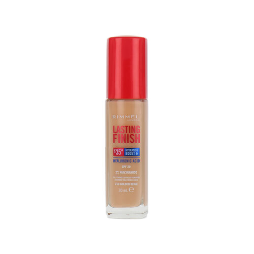 Rimmel Lasting Finish 35HR Hyaluronic Acid Foundation - 210 Golden Beige Rimmel Lasting Finish 35HR Hyaluronic Acid Foundation - 210 Golden Beige
