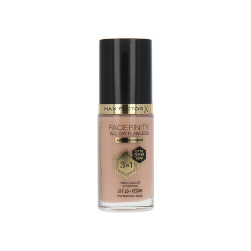 Max Factor Facefinity All Day Flawless 3 in 1 30H Airbrush Finish Foundation - C50 Natural Rose Max Factor Facefinity All Day Flawless 3 in 1 30H Airbrush Finish Foundation - C50 Natural Rose
