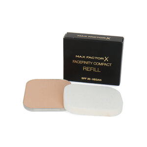 Max Factor Facefinity Refill Compact Puder Foundation - 031 Warm Porcelain Facefinity Refill Compact Puder Foundation - 031 Warm Porcelain