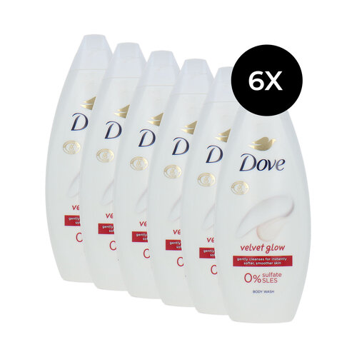 Dove Velvet Glow Body Wash - 6 x 225 ml Dove Velvet Glow Body Wash - 6 x 225 ml