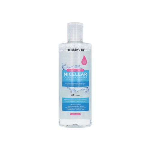 Derma V10 Micellar Cleansing Water - 200 ml Derma V10 Micellar Cleansing Water - 200 ml
