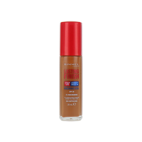 Rimmel Lasting Finish 35HR Hyaluronic Acid Foundation - 503 Cappuccino Rimmel Lasting Finish 35HR Hyaluronic Acid Foundation - 503 Cappuccino